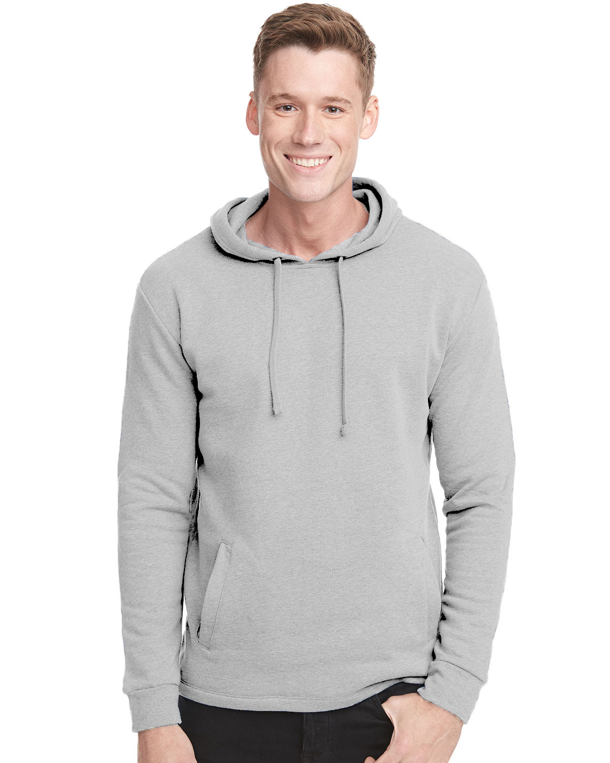 XS - Instant Savings of 5% & More Heather Black Product of Brand Next Level Adult PCH Pullover Hoody 